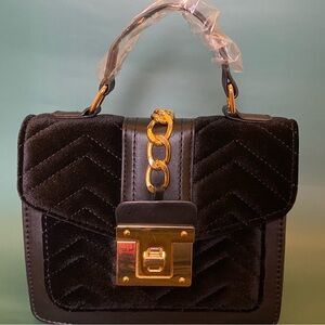 Black Quilted Mini Bag